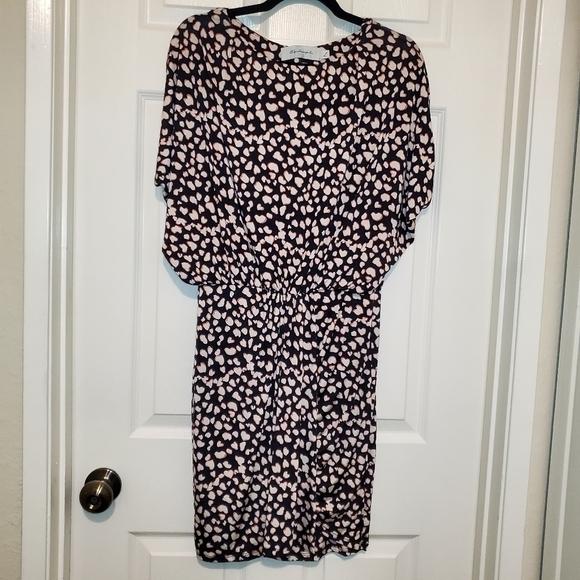 T Bags Abstract Heart Printed Dress Valentines Day Date Large - Picture 1 of 12